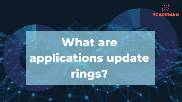 What are applications update rings?