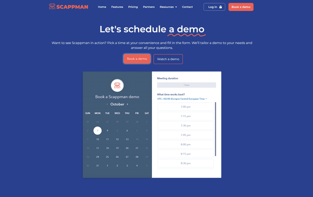 demo page